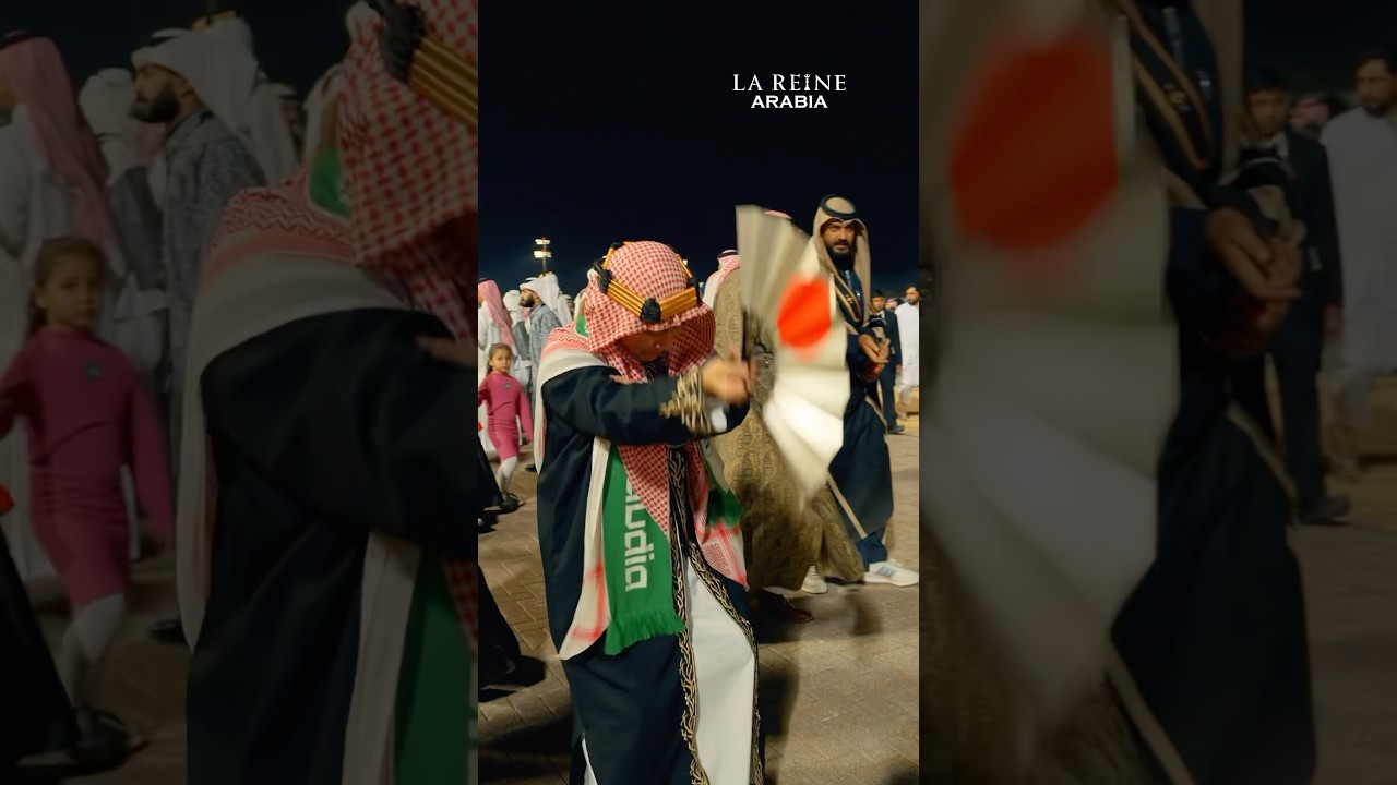 Akira Takatoriya, known as Shams Qamar, captivating attendees at the Saudi Cup ✨🇸🇦 #saudicup2025