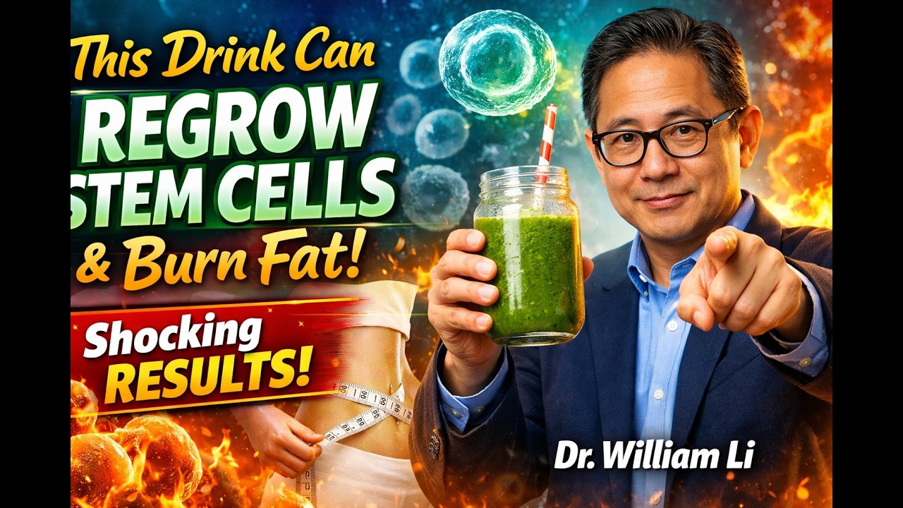 This Drink Can REGROW STEM CELLS & Burn Fat (Shocking Results) I Dr. William Li