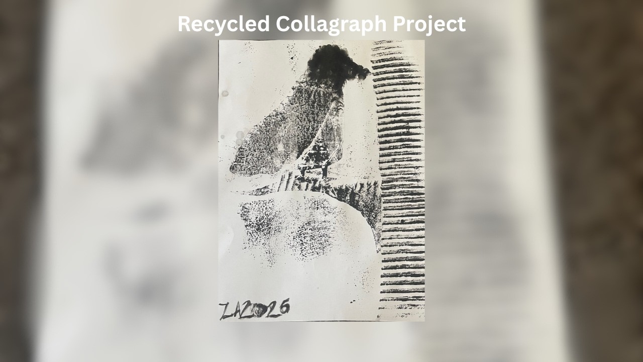 Recycled Collograph Project