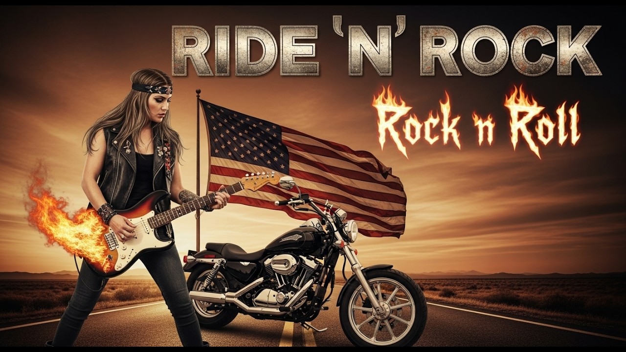 Classic Rock Soul 🎸🔥 The Heartbeat of the Open Road | Ride ’n’ Rock