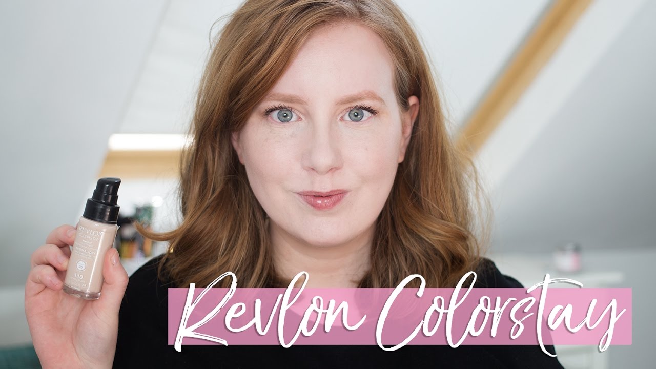 Revlon Colorstay Foundation 110 Ivory Review and Demo