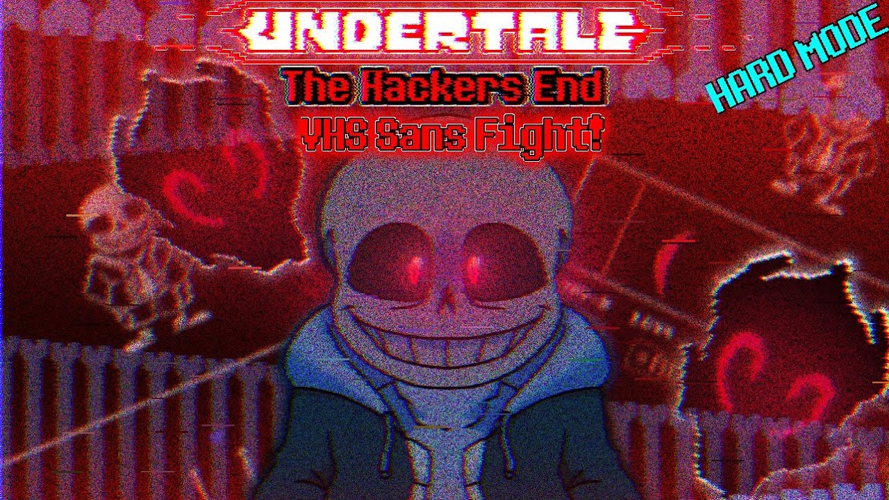 [Undertale:The Hackers End] Full phase1 VHS Sans fight Animation!