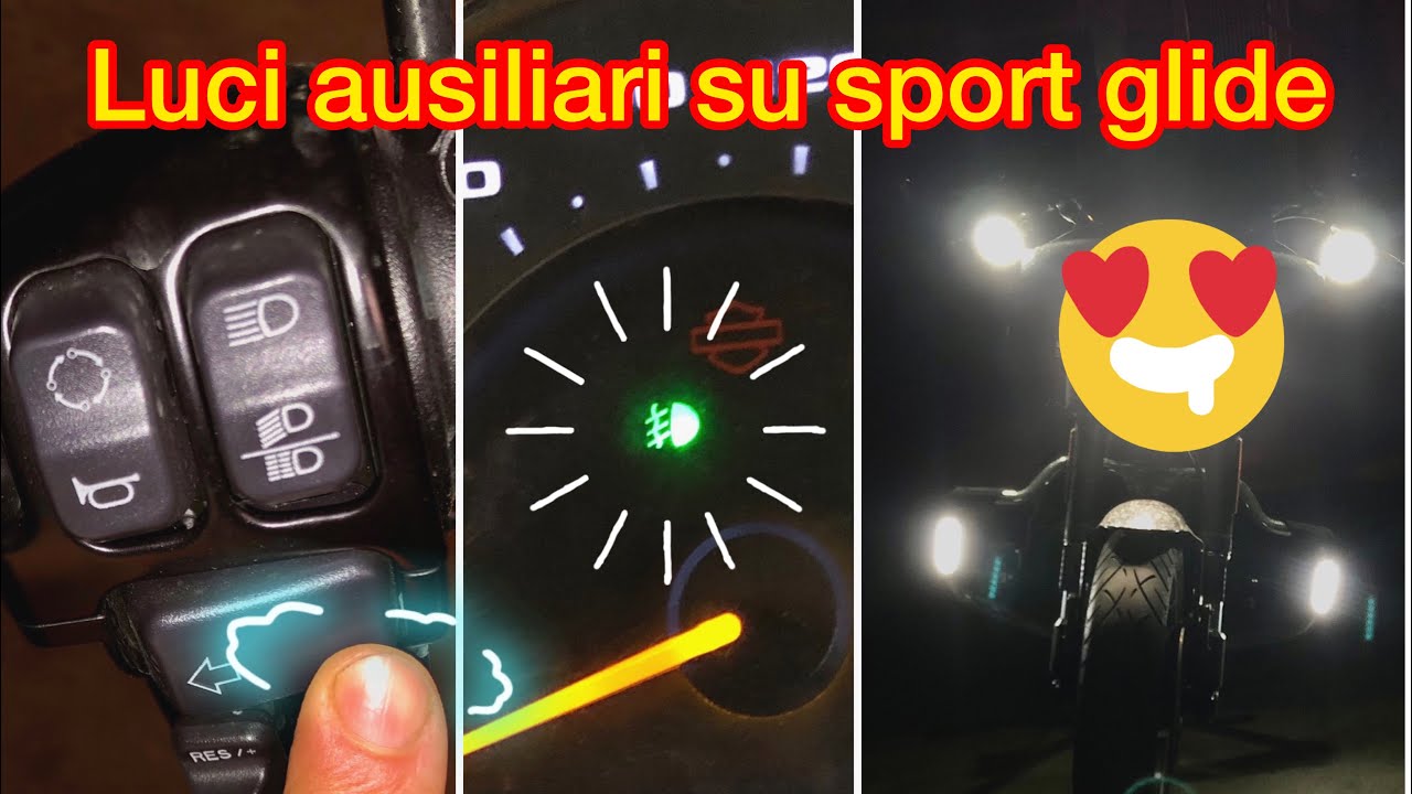 Luci fendinebbia (how to anti fog lights)sull’ Harley Davidson Sport Glide