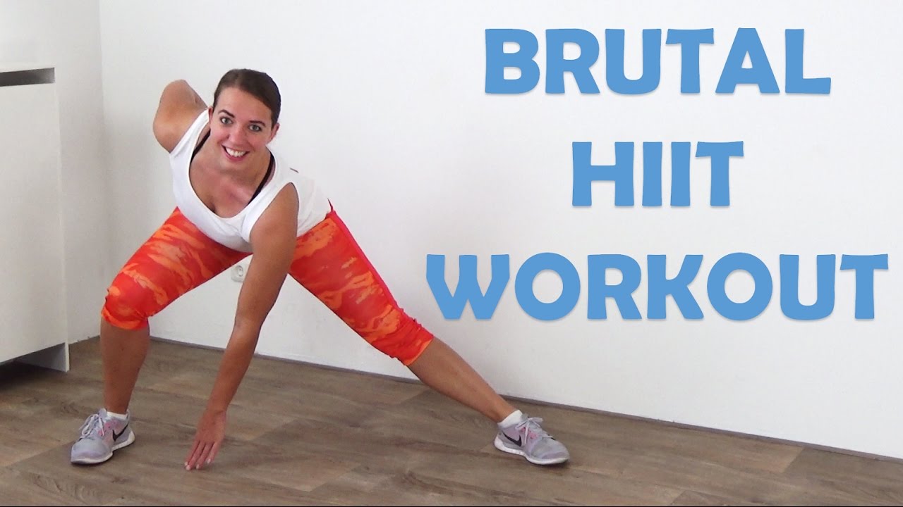 HIIT-тренировка для сжигания жира — 20-минутная интенсивная тренировка HIIT дома — без оборудования