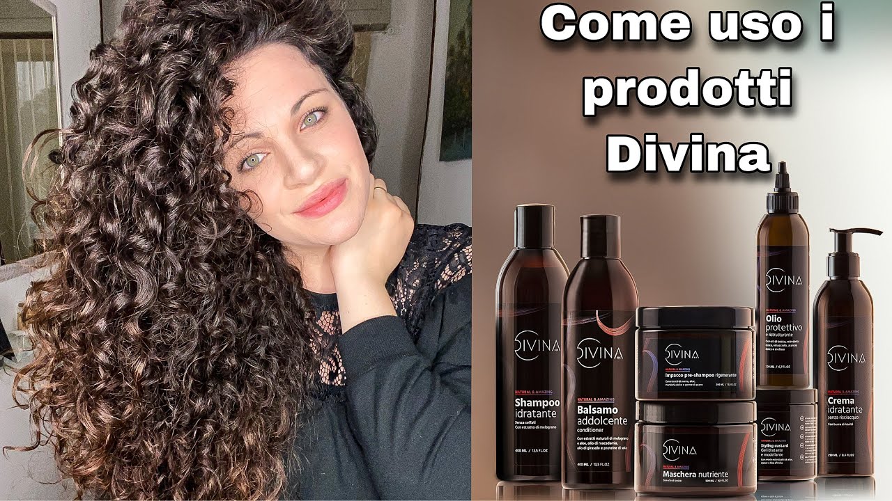 COME USARE I PRODOTTI DI DIVINA SUI CAPELLI RICCI|LA MIA RECENSIONE 😍 |Ricci e capricci