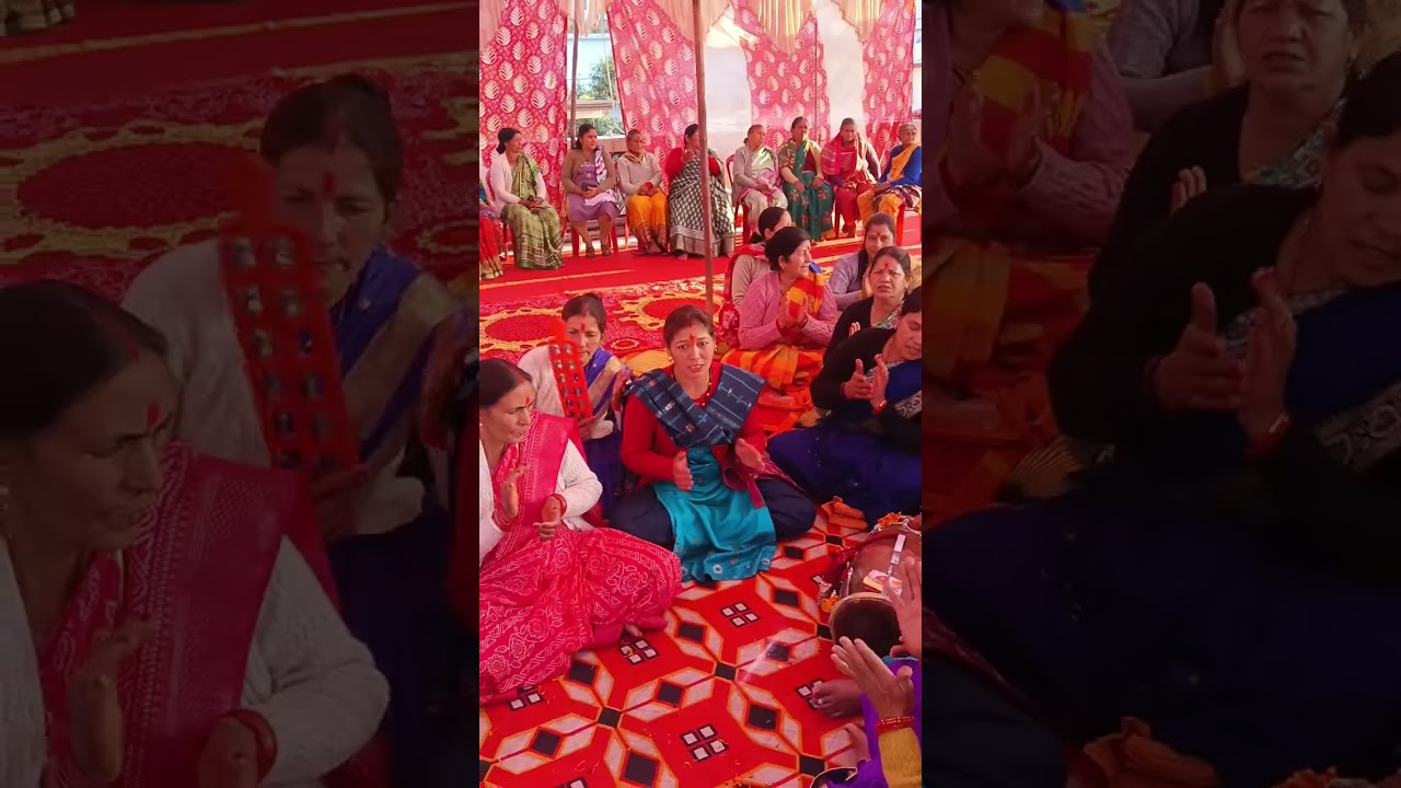 बहुत सुंदर माता रानी का भजन आनंद लेते हुए स्वागत अभिनंदन श्रीमती पुष्पा श्री जगमोहन मियां डाग में 
