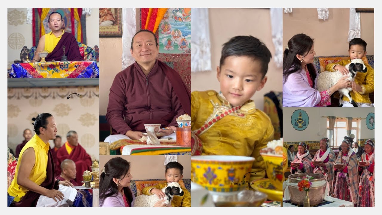 H.H The 43rd Sakya Trizin Gyana V. R, H.E The 27th Chogye Trichen visit chugung, Namdok & tsosher￼