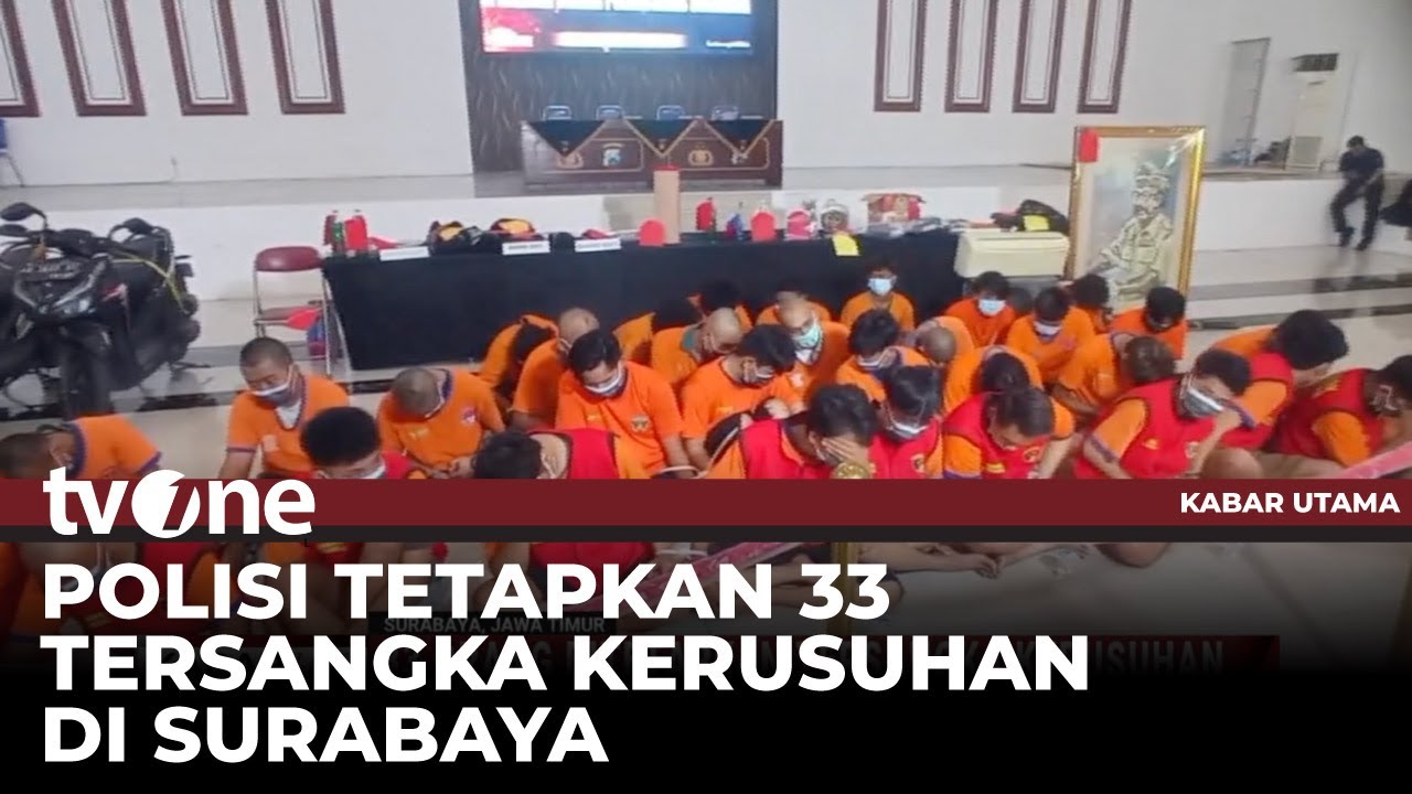 33 Orang Jadi Tersangka Pembakaran Gedung Grahadi dan Pengrusakan di Surabaya | Kabar Utama tvOne