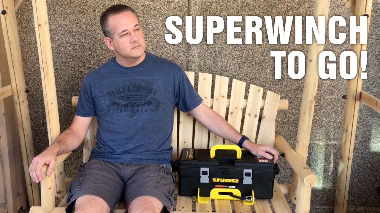 Portable Superwinch Winch2Go 4,000lb Winch