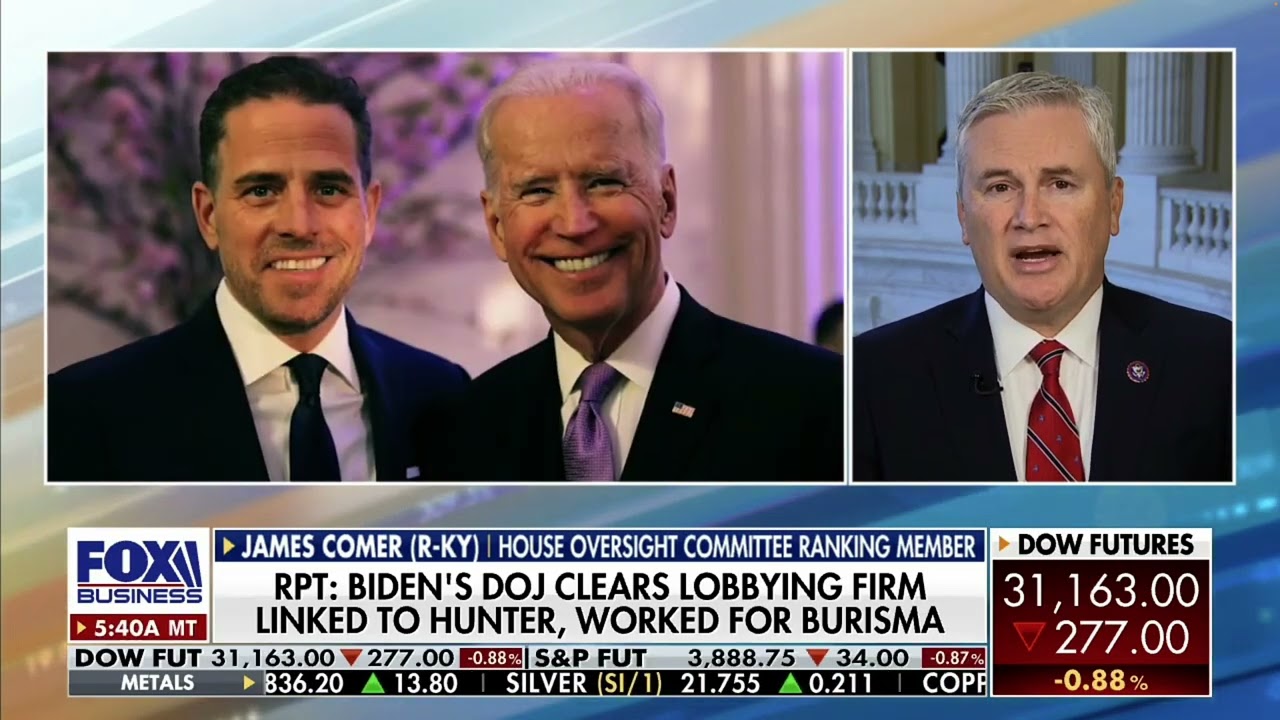 Comer Joins Mornings with Maria on Fox Business