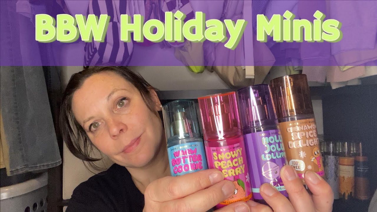 Обзор и сравнение мини-моделей Holiday Minis от Bath and Body Works