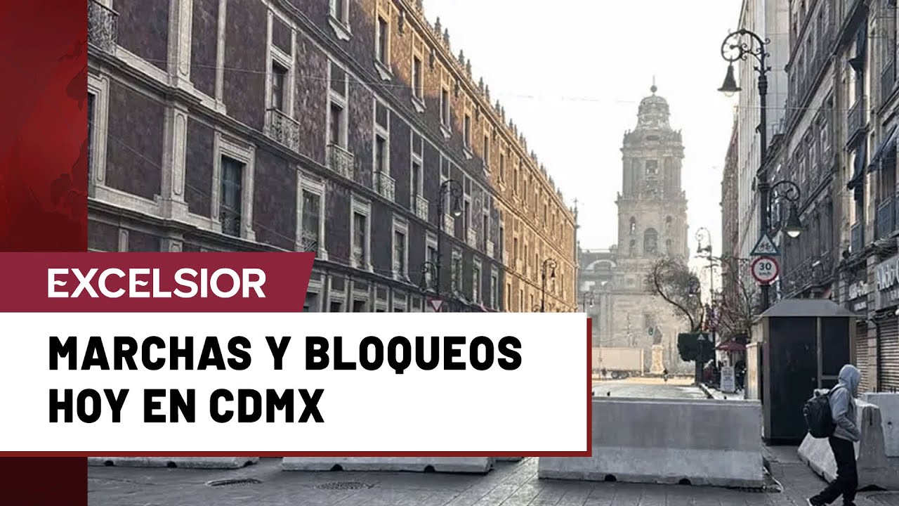 As&iacute; ser&aacute;n las marchas y manifestaciones de hoy en la Ciudad de M&eacute;xico: toma precauciones