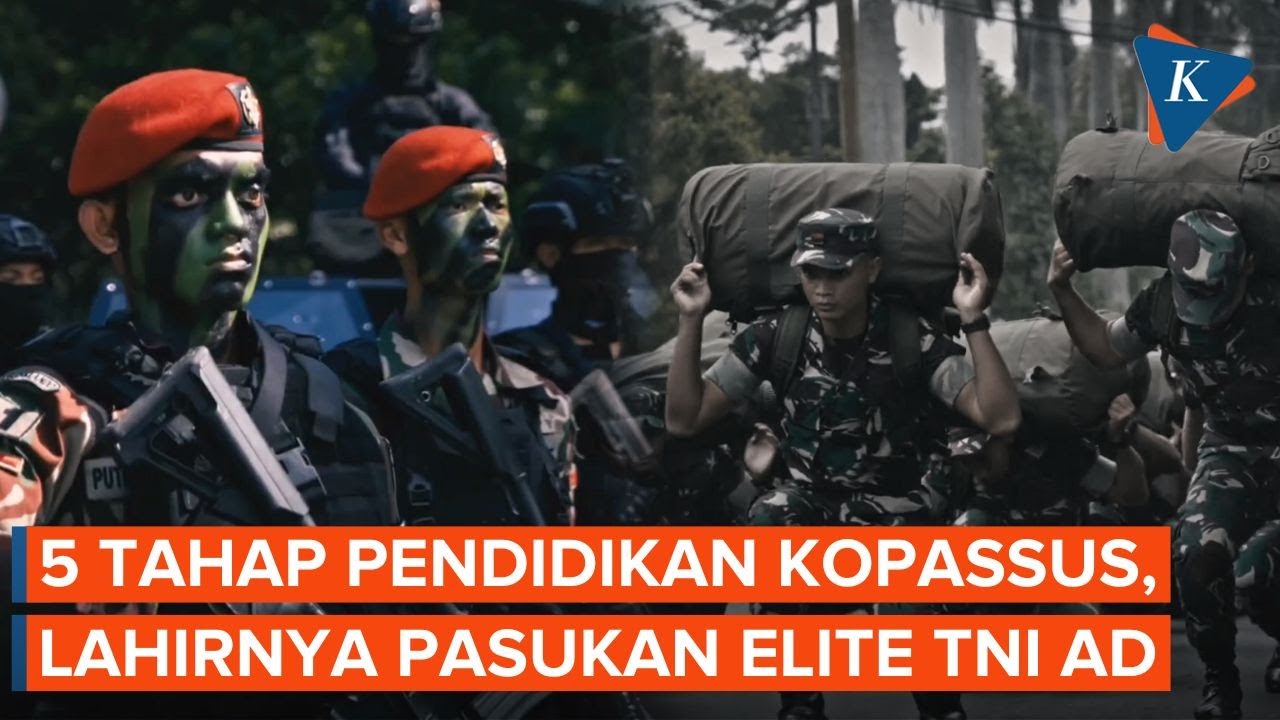 5 Tahap Pendidikan Kopassus, Jalan Kaki di Hutan Bandung-Cilacap hingga Berenang ke Nusa Kambangan