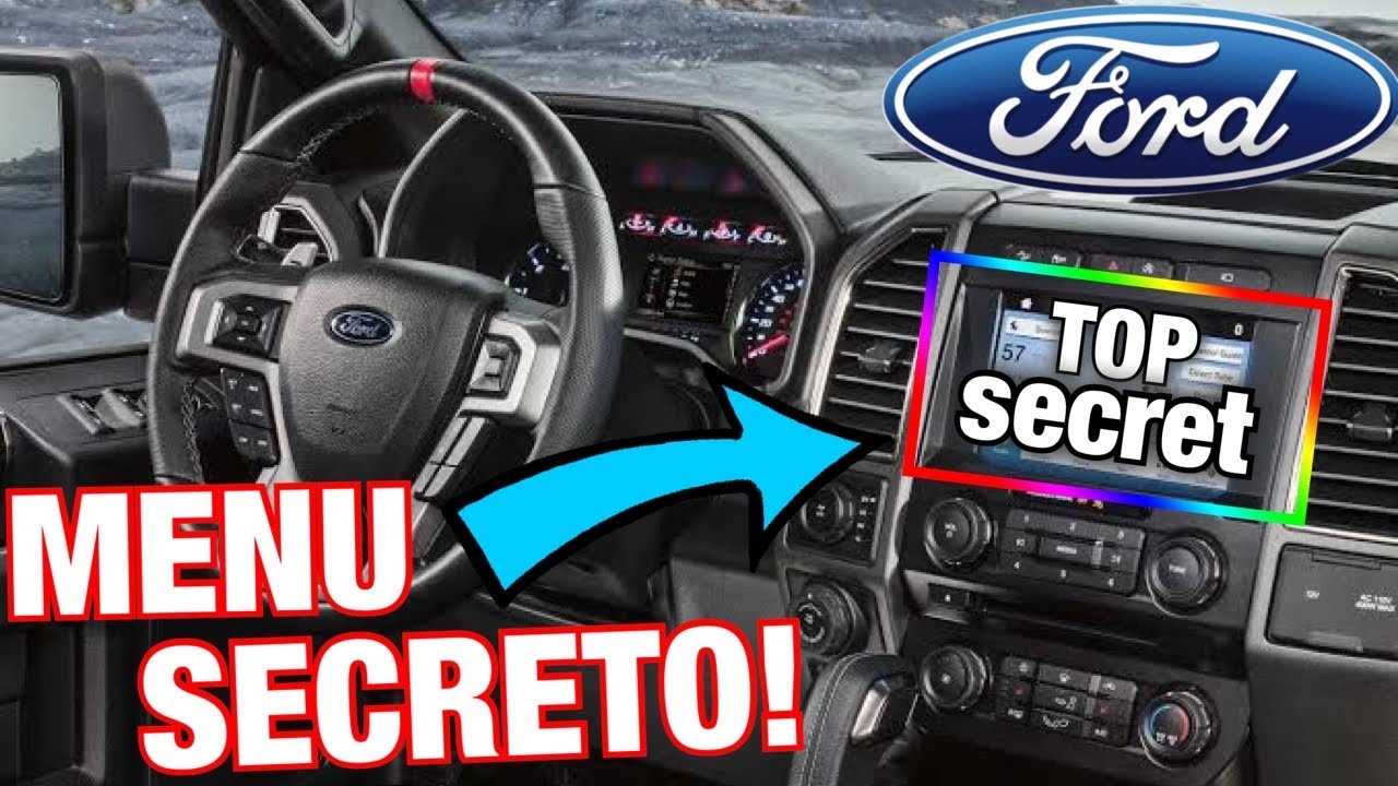 Menu Secreto! para usar Pantalla de Ford GT, Raptor, Lincoln, Mustang Cobra + Diagnosticos!
