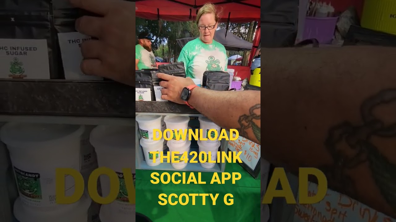 Cannabis Infused COTTON CANDY by FLORIDA BOYS COMPANY 🌟 #psychedelic #scottyg #shorts #cannabis