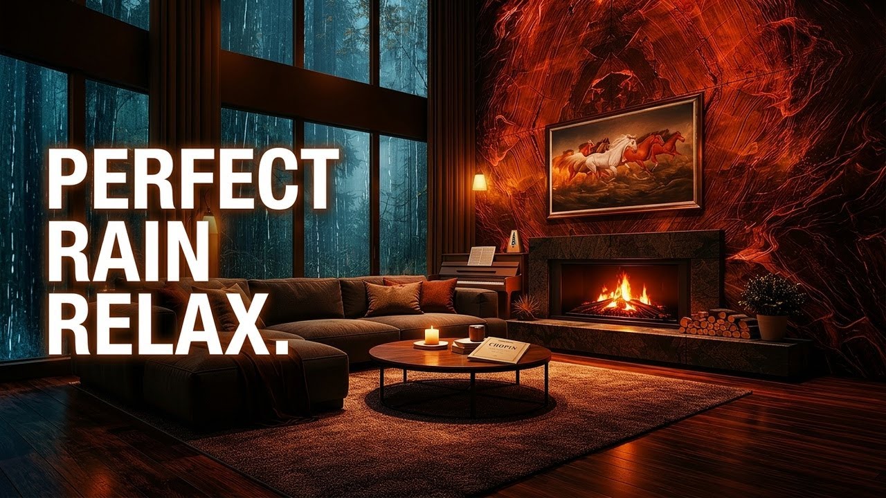 Relaxing Rain Sounds & Soft Piano Music #sleepmusic #cozynights #romantic #pianomusic #music #piano