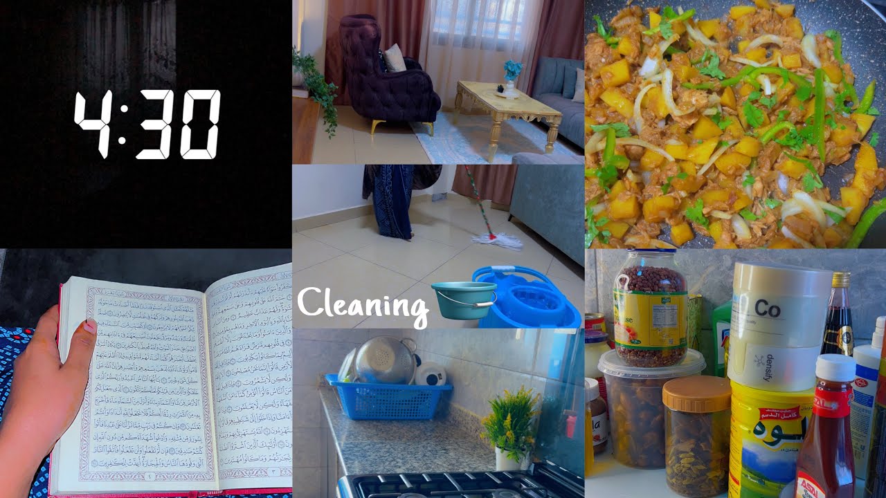 | 4:30am⏰ | morning routine💫+ $70💸 rashinka adeeega bilaha 🛒| nadafda isku diyarinta ramadanka🪣🤦🏼‍♀️
