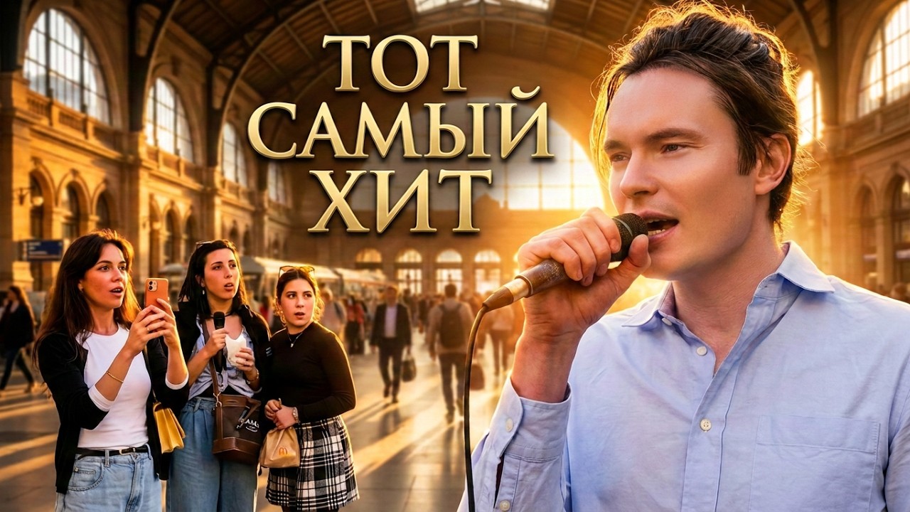 Любимая Моя - Уличный певец поёт где-то в Европе