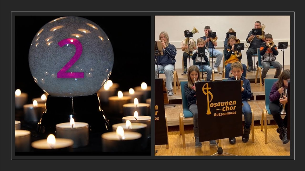 Musikalischer Adventkalender 23 - 2. Türchen: Jungmusiker des Posaunenchors Rutzenmoos