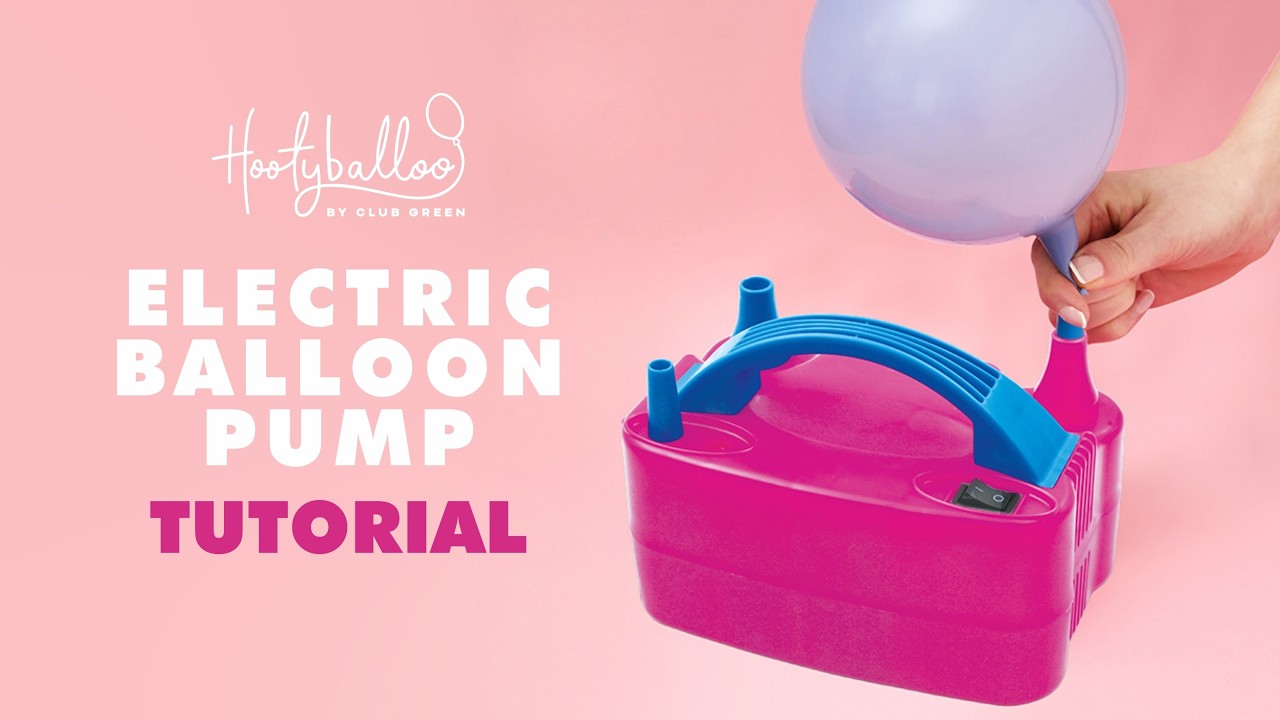 Hootyballoo Electric Balloon Pump Instructions | Quick & Easy 'How To' Tutorial