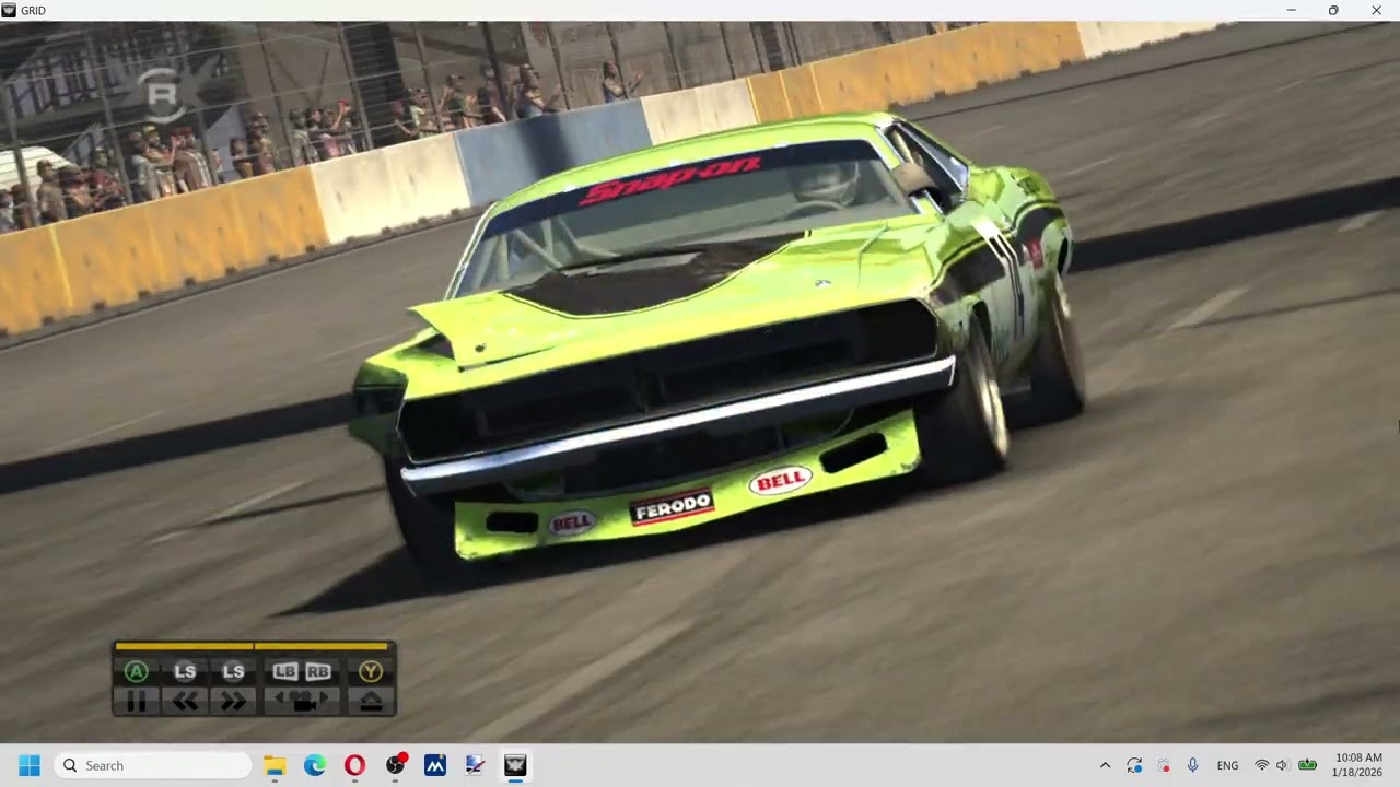 Race Driver GRID Best Replays 204 Long Beach SC PLYMOUTH AAR CUDA #0 Titas Kovaliovas