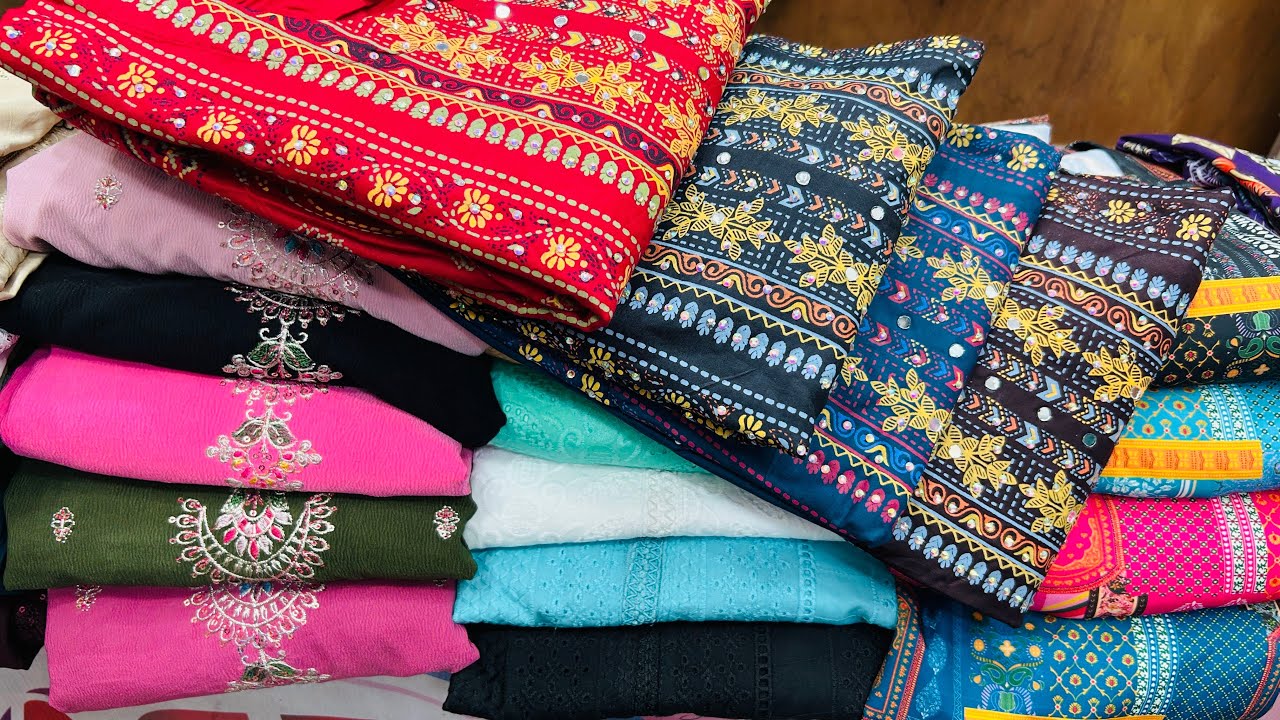 মাএ ৪৫০টাকা থেকে পাকিস্তানি স্টাইলের ভাইরাল গারারা থ্রিপিস,চিকেনকারি টুপিস || New dress collection