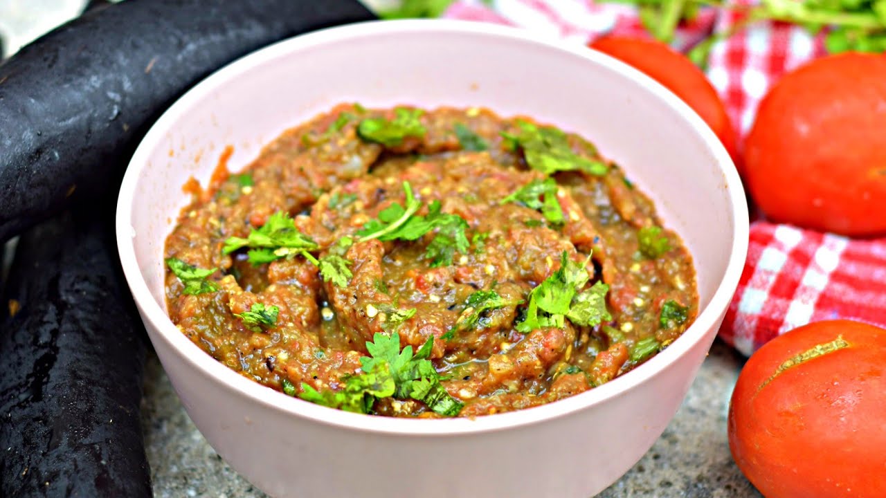 Recette trè facile et simple de Chutney  d'aubergines et tomates/ satini bringelle et tomates