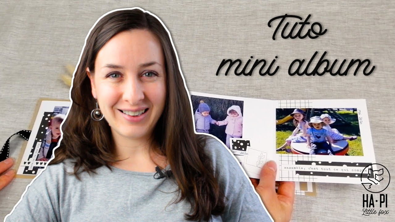SCRAPBOOKING : tuto mini album facile