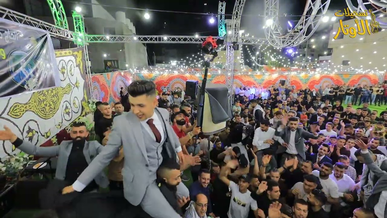 استقبال تاريخي مع  الفنان نعمان الجلماوي زفاف العريسين احمد و محمد ابو علي - صانور 2023