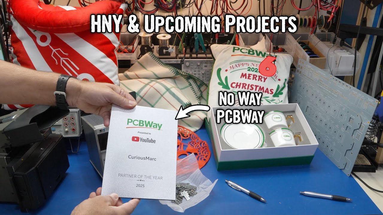 Happy New Year, upcoming projects, and an award from PCBWay