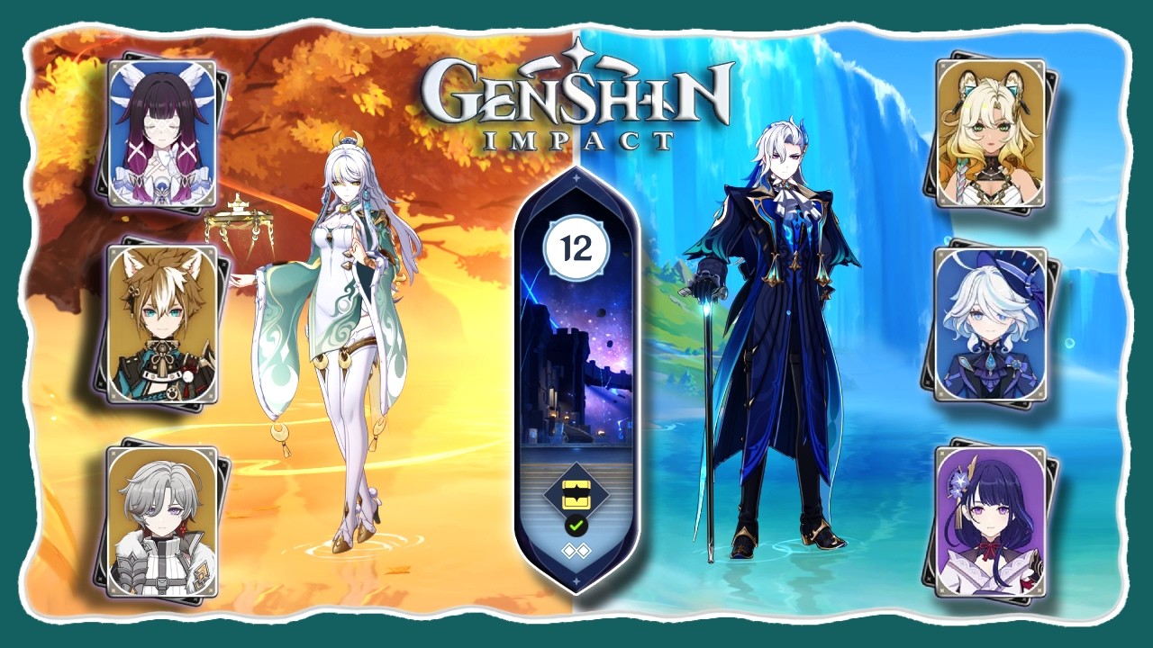 Abyss 6.4【 Zibai & Neuvillette | #genshinimpact 】 Genshin Impact