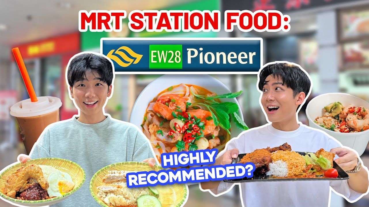 Finding the BEST Food at Pioneer MRT Station!