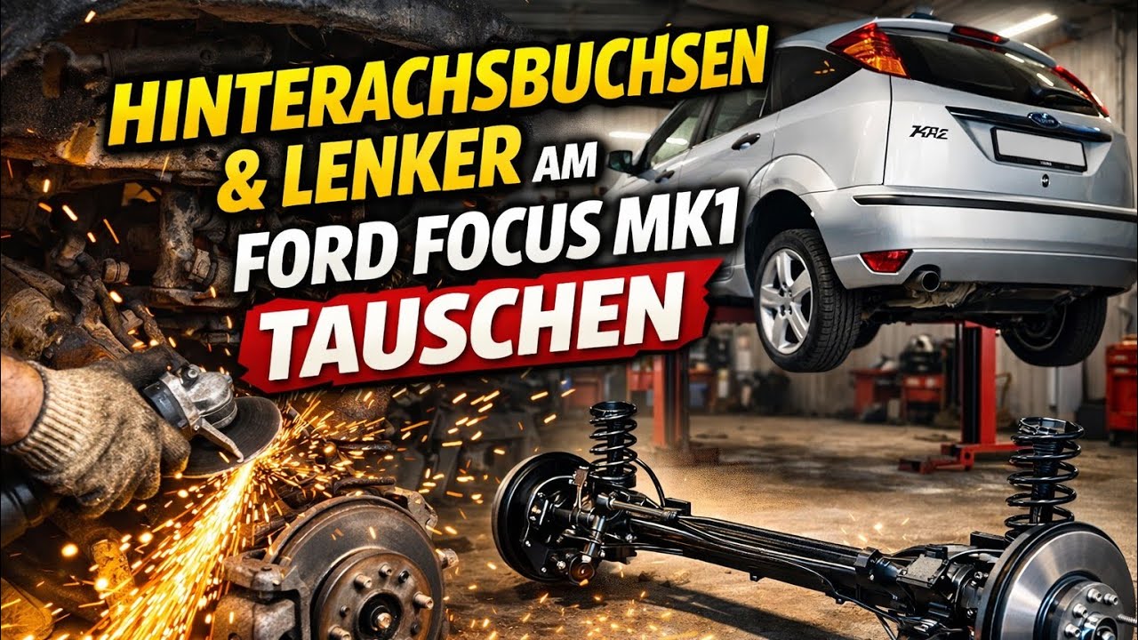 Hinterachsbuchsen und Lenker am Ford Focus MK1 Tauschen