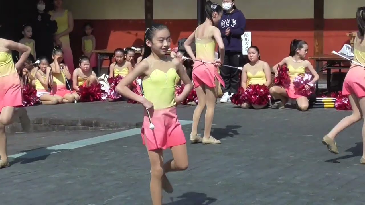 2023　山鹿温泉祭　バトントワリング