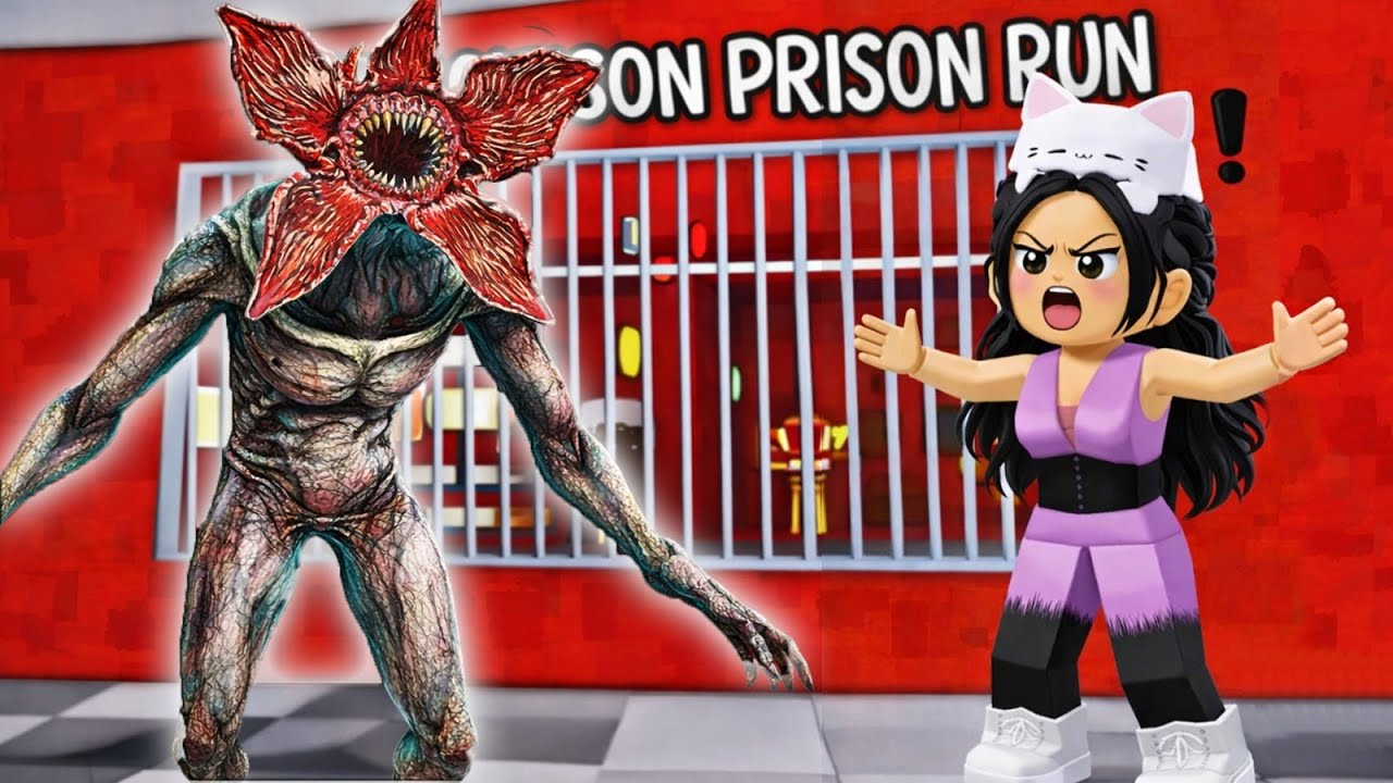 ESCAPE DA PRISÃO do STRANGER THINGS - Demogorgon Escape Prison Roblox
