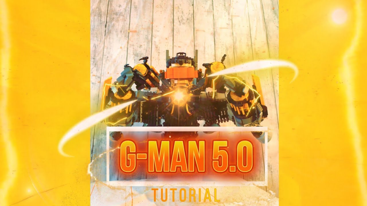 Lego G-man 5.0 Skibidi Toilet Tutorial 