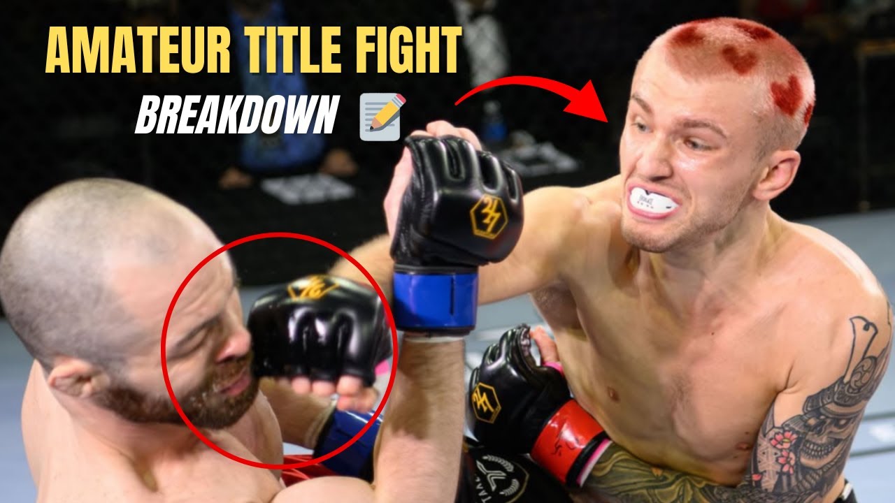 Breaking Down My Amateur MMA TITLE Fight | My Hardest Fight EVER!!