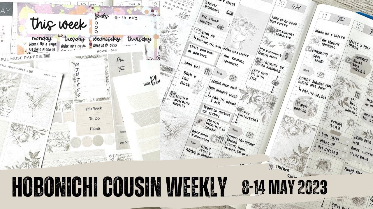 HOBONICHI COUSIN || plan with me 8-14 May 2023