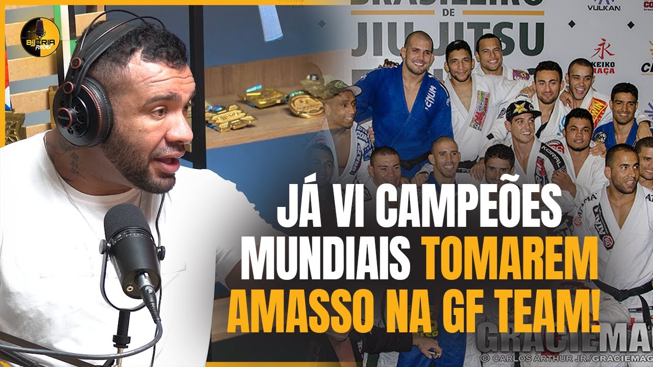 INÍCIO DO MARCUS MORCEGO NA ARTE SUAVE E A FORÇA DO TREINO DA GFTEAM!