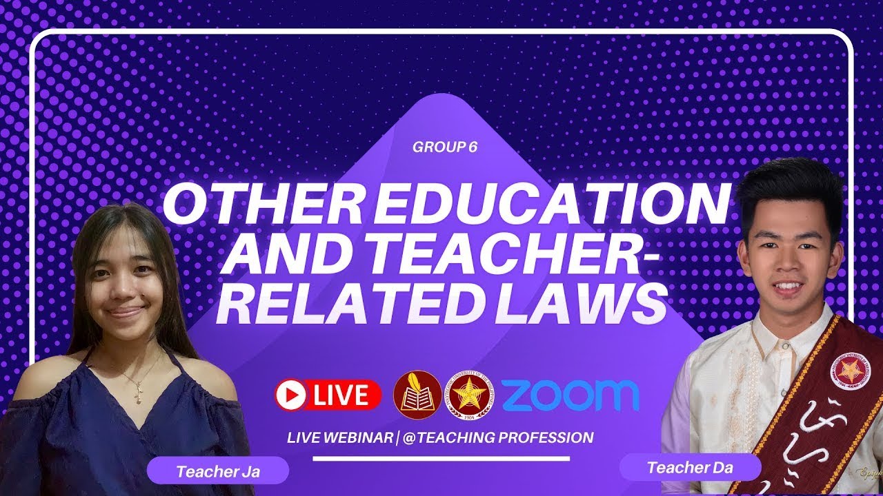 TP — LESSON 12  Other Education and Teacher Related Laws