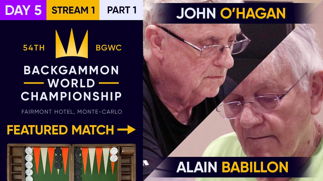 54th Backgammon World Championship - Day 5 - Stream 1 - Part 2 - World Championship 2nd Chance
