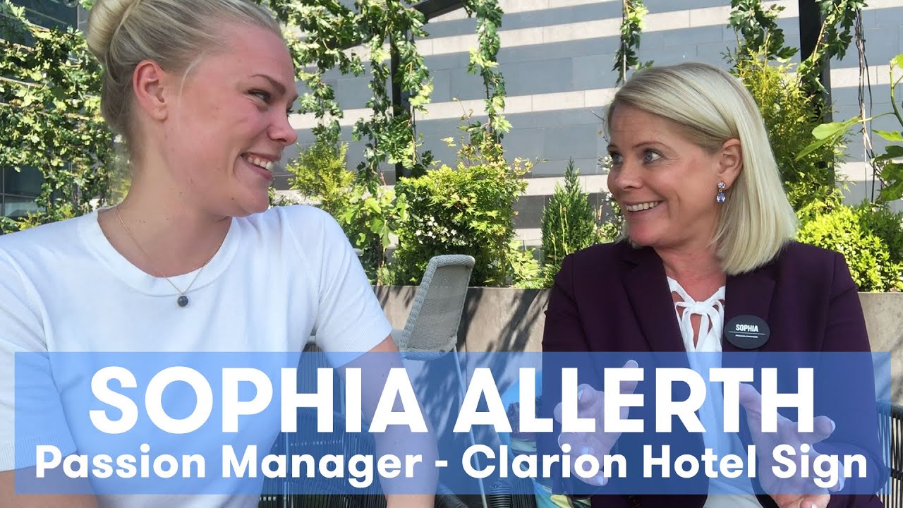 #HREats  |  Sophia Allerth, Passion Manager på Clarion Hotel Sign / Nordic Choice Hotels