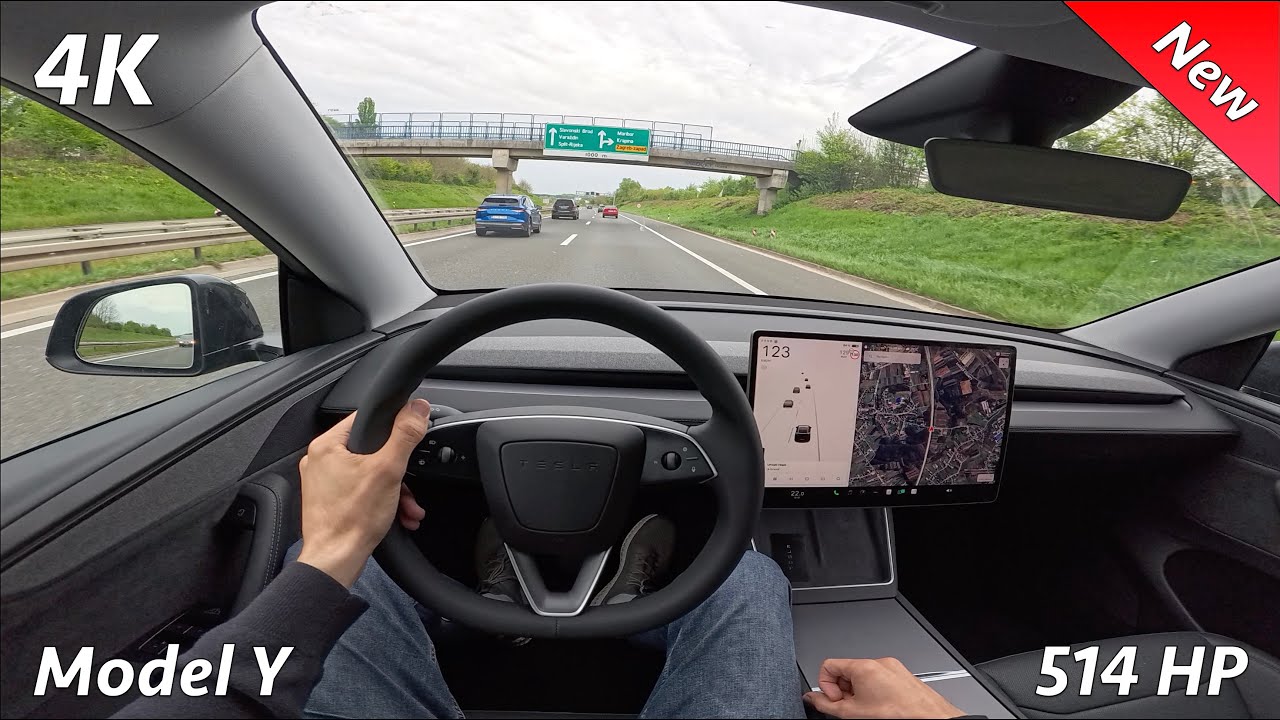 Tesla Model Y 2025 POV Test Drive & Quick Review (Long Range AWD)