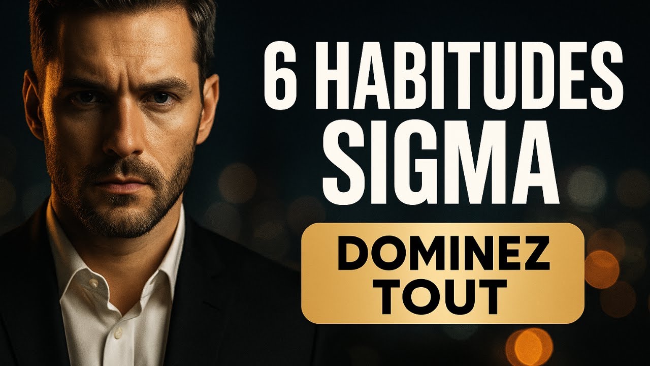 6 Habitudes Que les Hommes Sigma Utilisent Pour Dominer N’Importe Quelle Situation