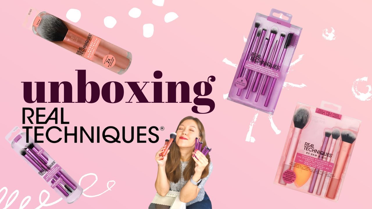 unboxing real techniques brushes | margarita mundina makeup videos