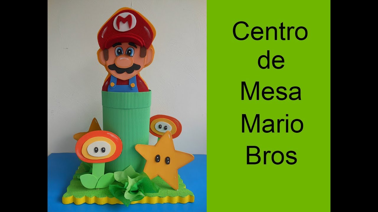 Centro de Mesa Infantil Mario Bros (child table center Mario Bros)