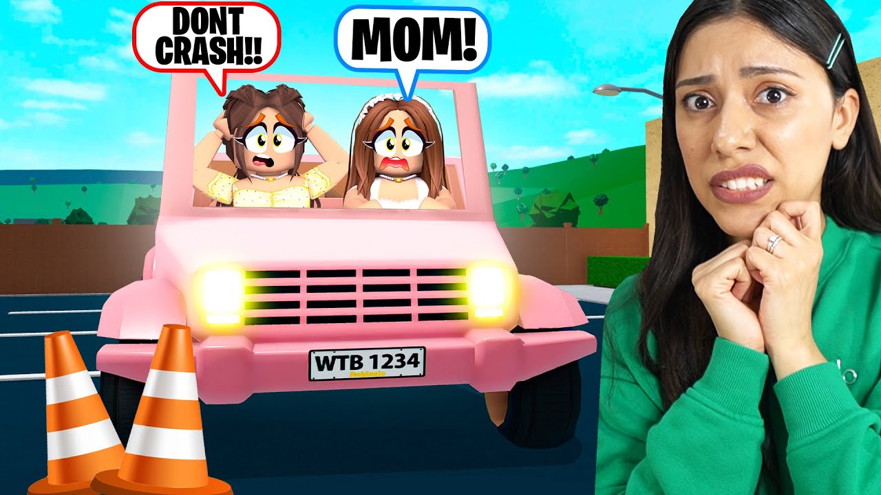 My Daughter's First Driving Lessons! *She Almost Killed Us! (Roblox)