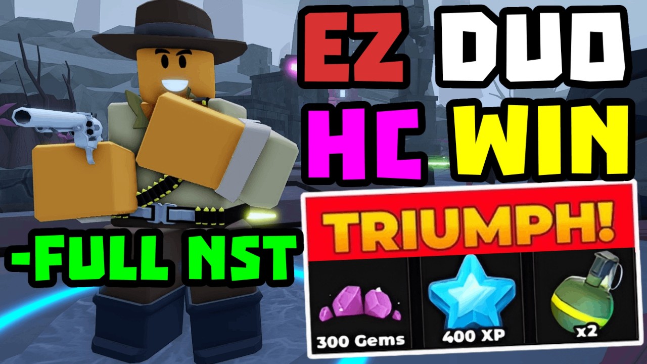 DUO Hardcore Победа Без Special Towers + Полный Гайд | TDS Tower Defense Simulator
