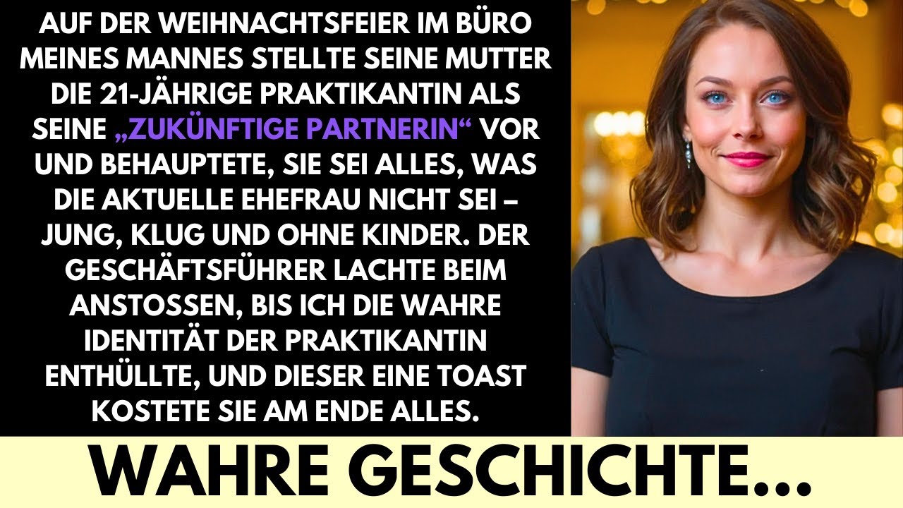 Auf Der Büroparty Meines Mannes Nannte Seine Mutter Die Praktikantin „Künftige Frau“