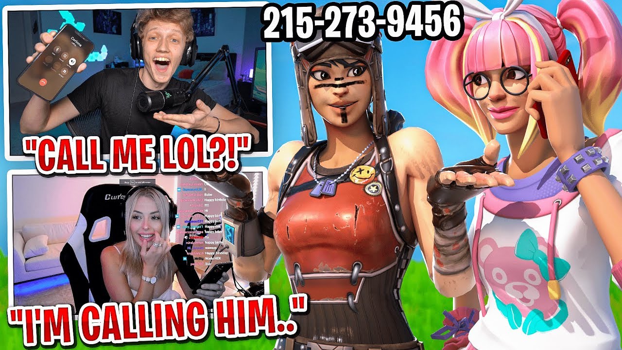 I STREAM SNIPED a FEMALE STREAMER with my PHONE NUMBER in my name... (she called me)